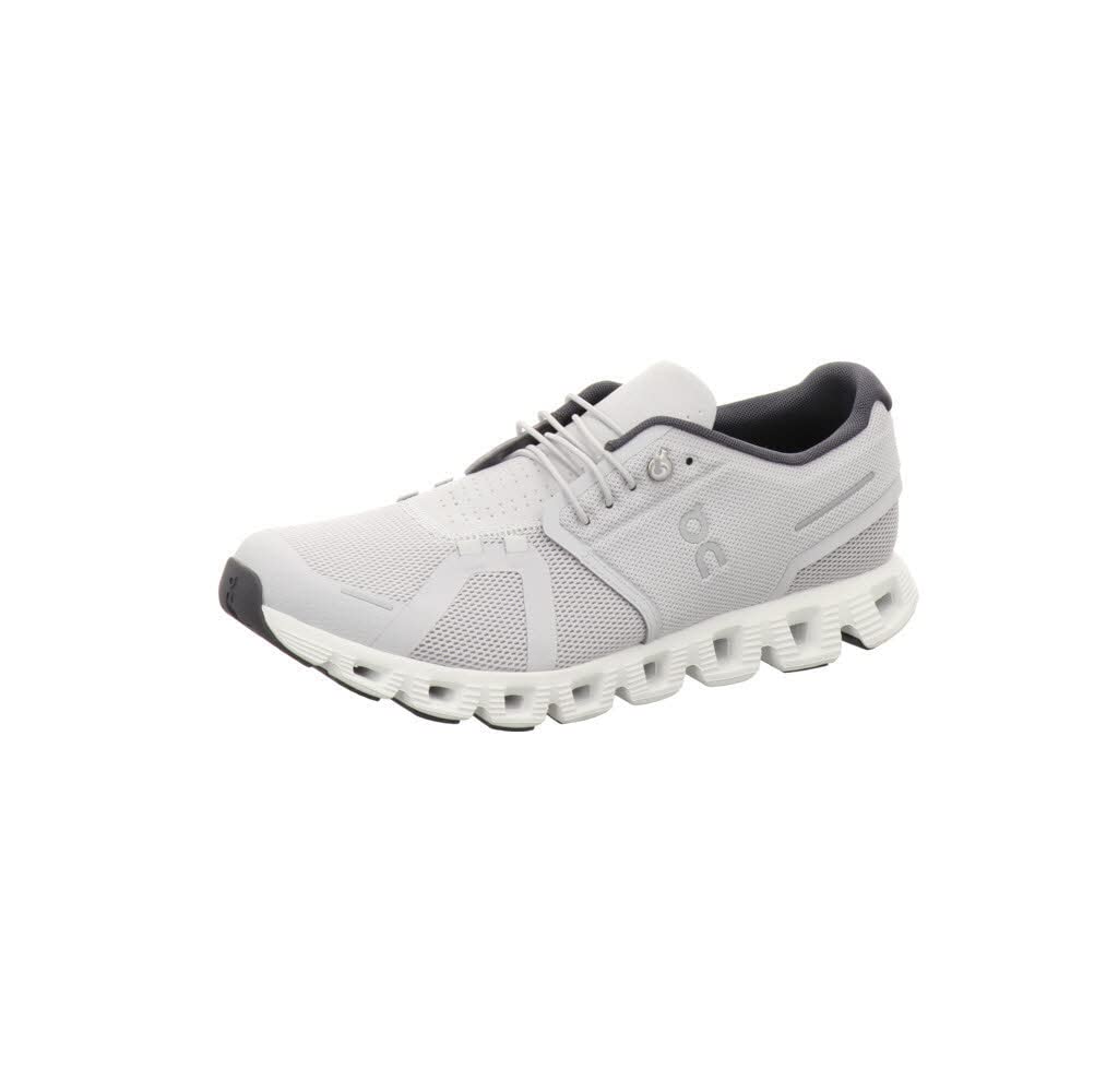 On Men's Cloud 5 Sneakers, Glacier/White, 8.5 Medium US