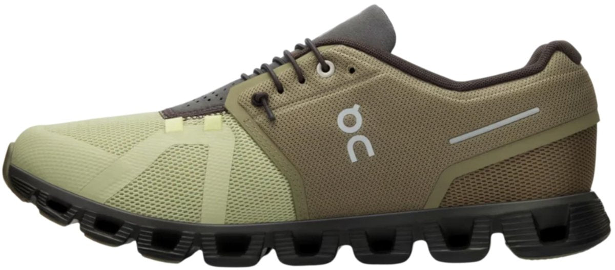 On Men's Cloud 5 Sneakers, Grove/Haze, 11 Medium US