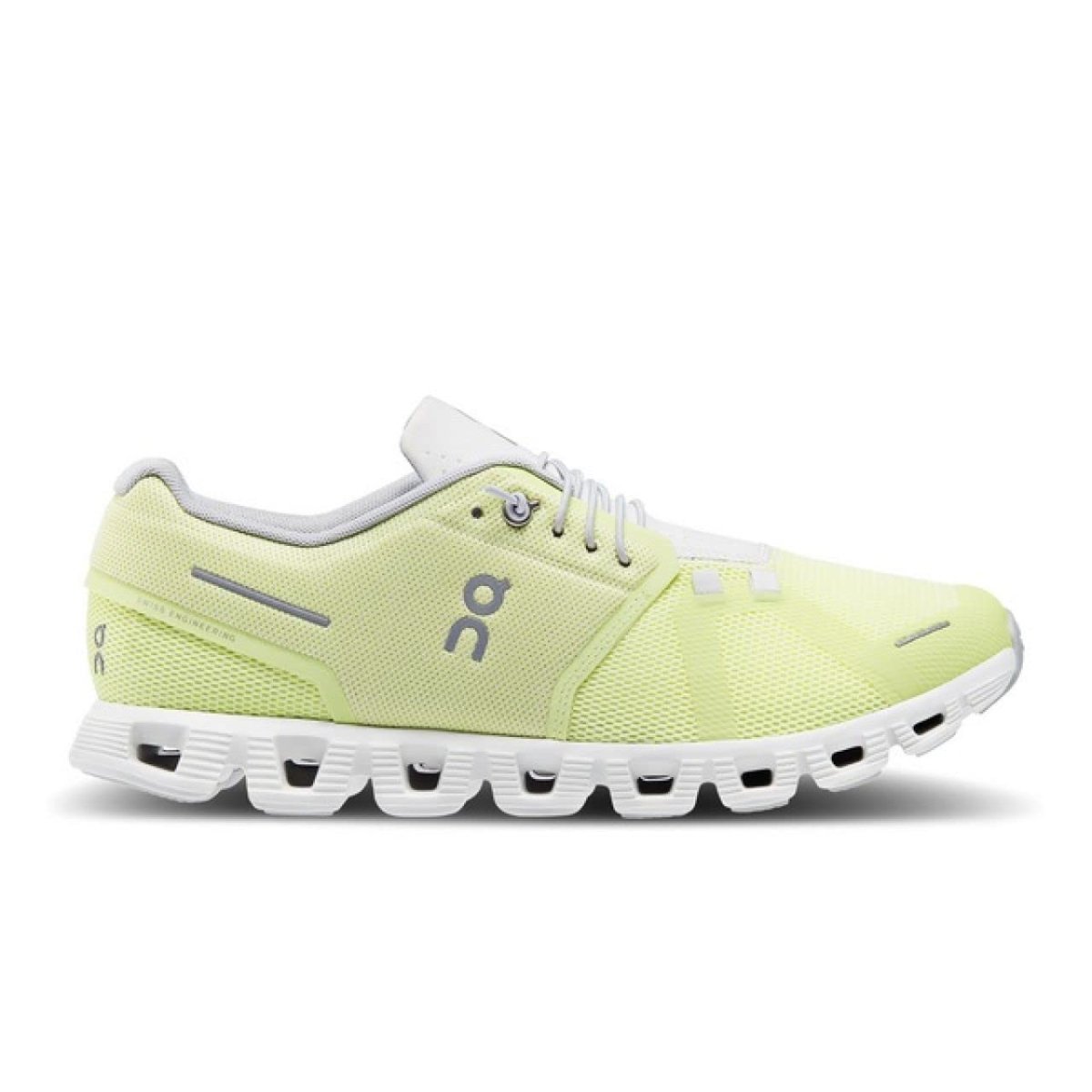 On Men's Cloud 5 Sneakers, Hay/Frost, 11 Medium US
