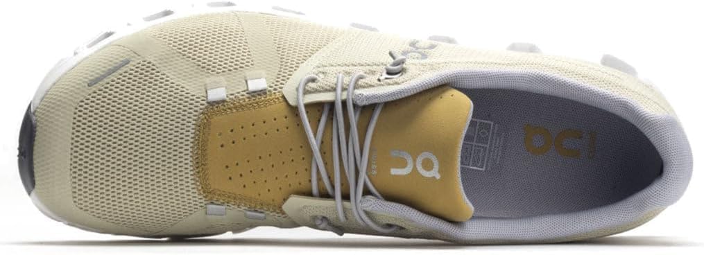 On Men's Cloud 5 Sneakers, Haze/Bronze, 9.5 Medium US