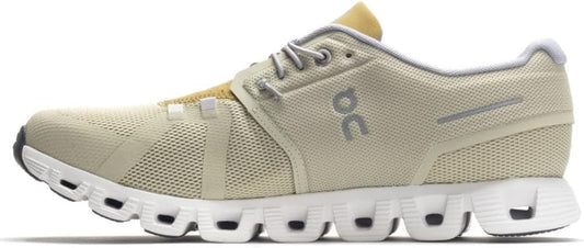 On Men's Cloud 5 Sneakers, Haze/Bronze, 9.5 Medium US