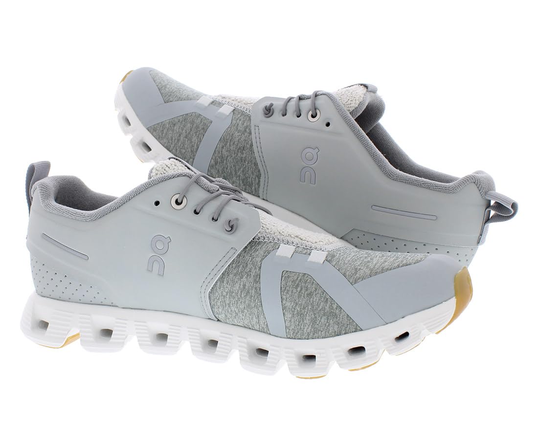 On Men's Cloud 5 Terry Running Shoes, Glacier/White, 11 US