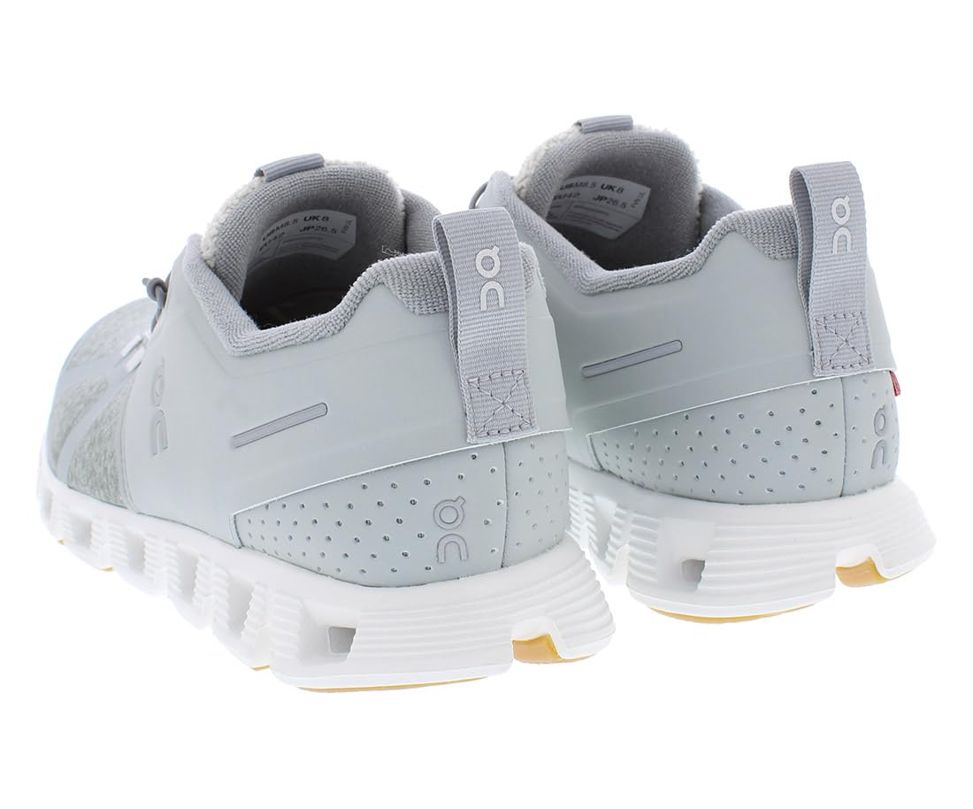 On Men's Cloud 5 Terry Running Shoes, Glacier/White, 11 US