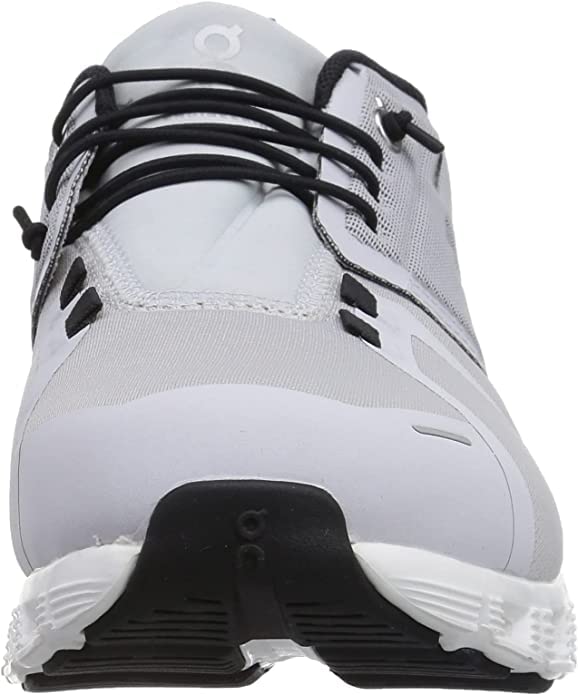 On Men's Cloud 5 Waterproof Sneakers, Glacier/White, 9