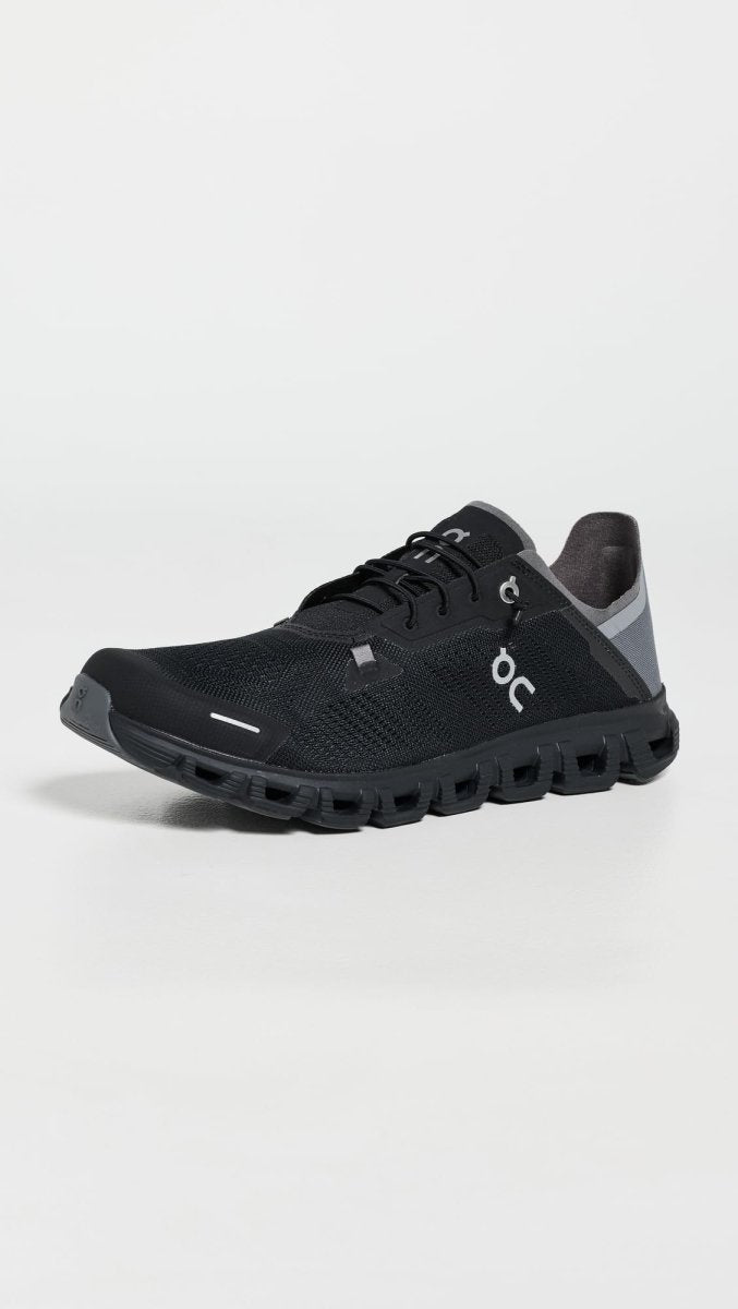 On Men's Cloud 6 Coast Sneakers, Black | Rock, 9 Medium US