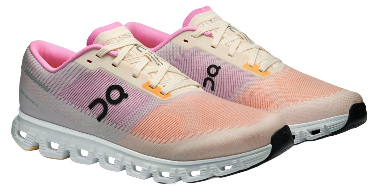 Men's Cloud 6 Push Running Shoes in Tangerine/Raspberry - Size US 12