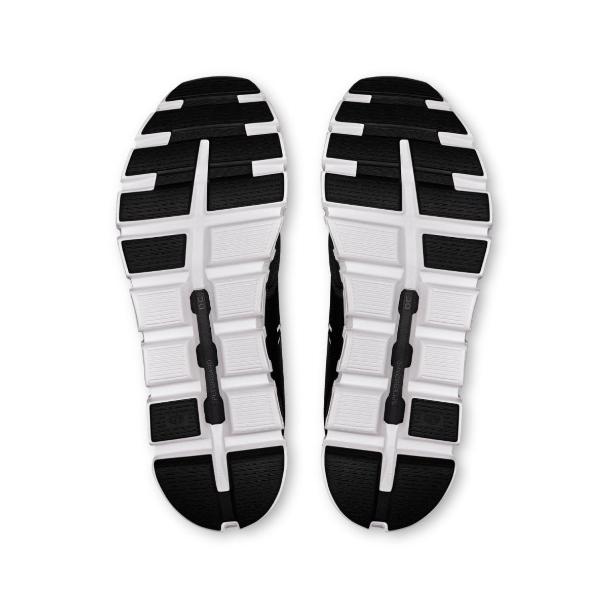 On Men's Cloud 6 Sneakers, Black | White, 11 Medium US