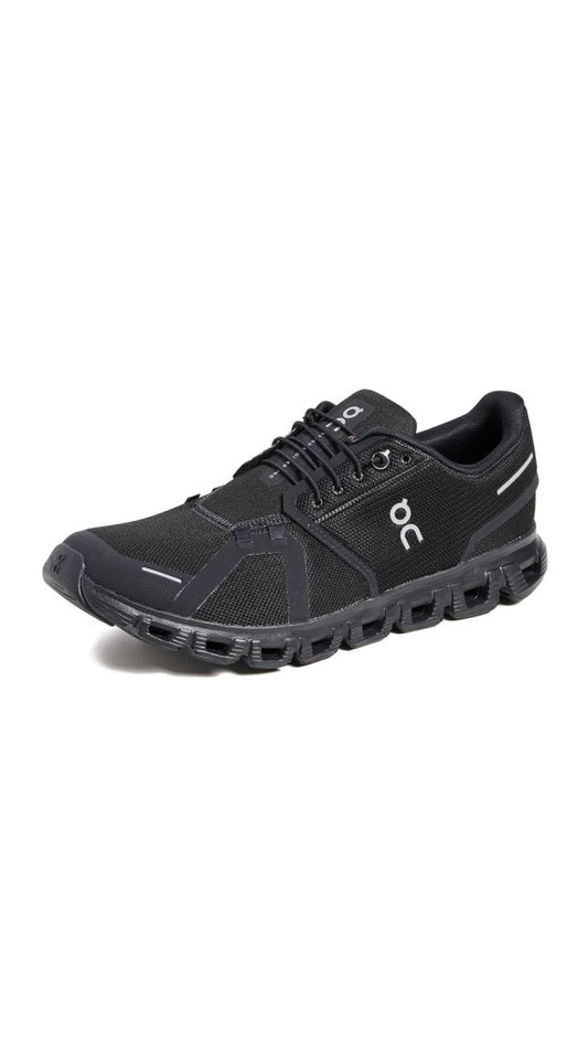 On Men's Cloud 6 Sneakers, Black/Black, 11 Medium US