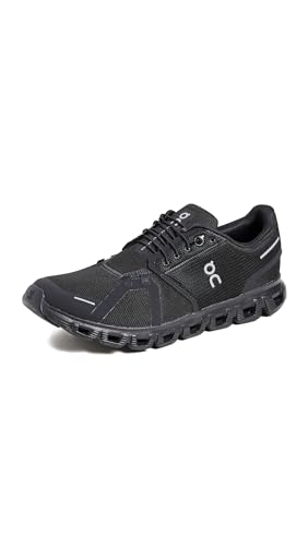On Men's Cloud 6 Sneakers, Black/Black, 8.5 Medium US