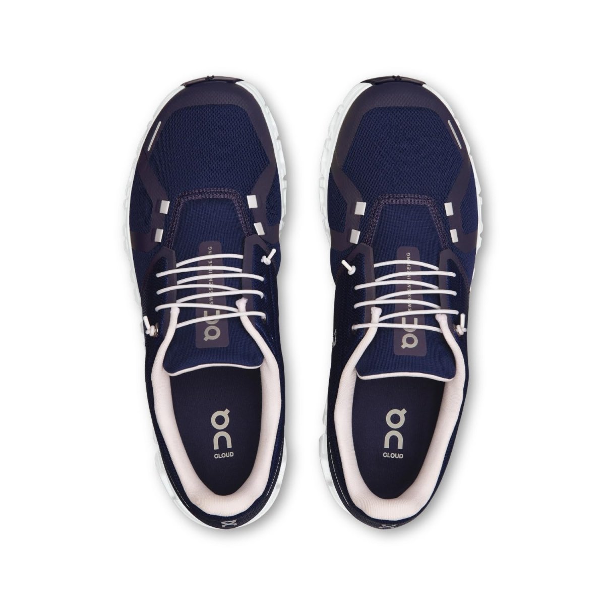 On Men's Cloud 6 Sneakers, Midnight/White, 11 Medium US