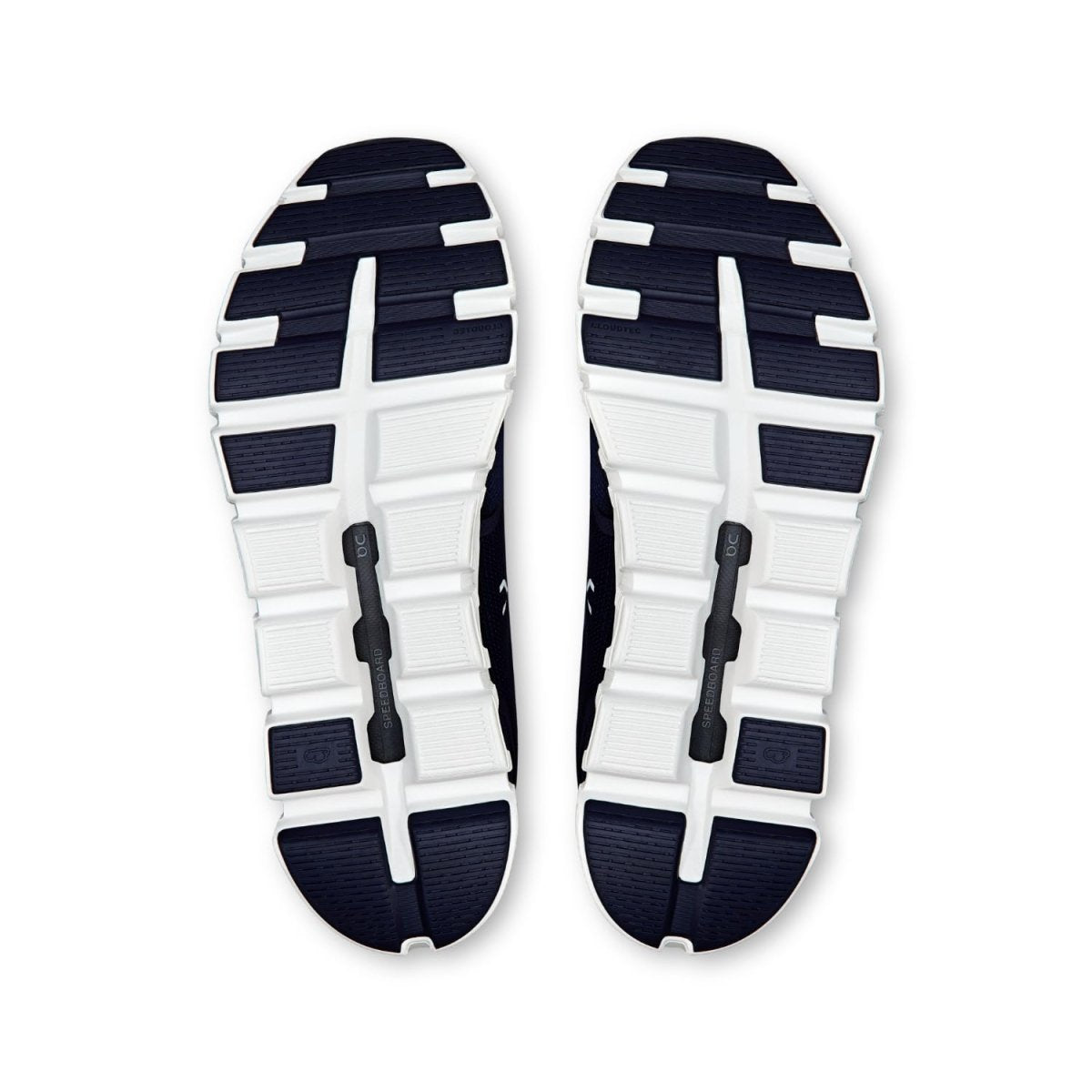 On Men's Cloud 6 Sneakers, Midnight/White, 11 Medium US