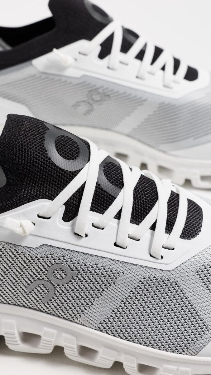 On Men's Cloud 6 Versa Sneakers, White/Black, 8.5 Medium US