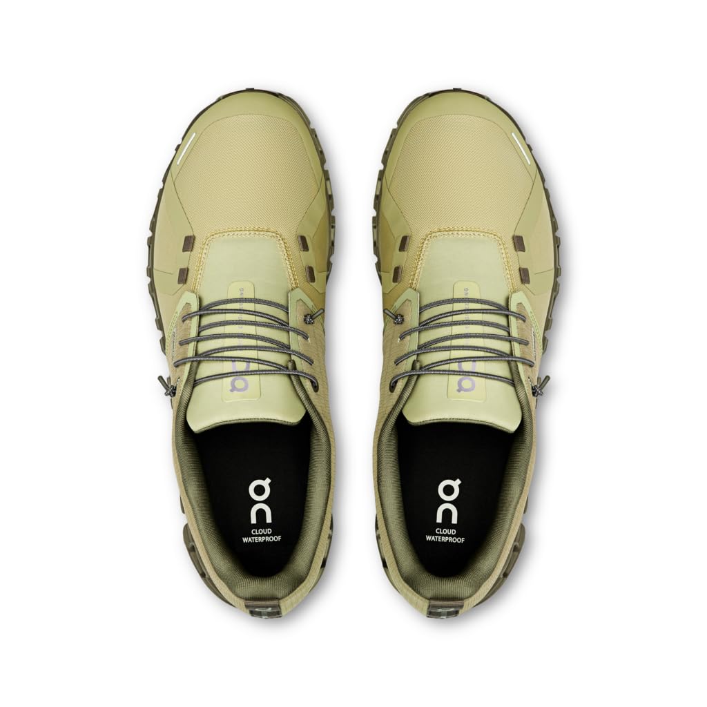 On Mens Cloud 6 Waterproof Caper/Grove 13 Medium