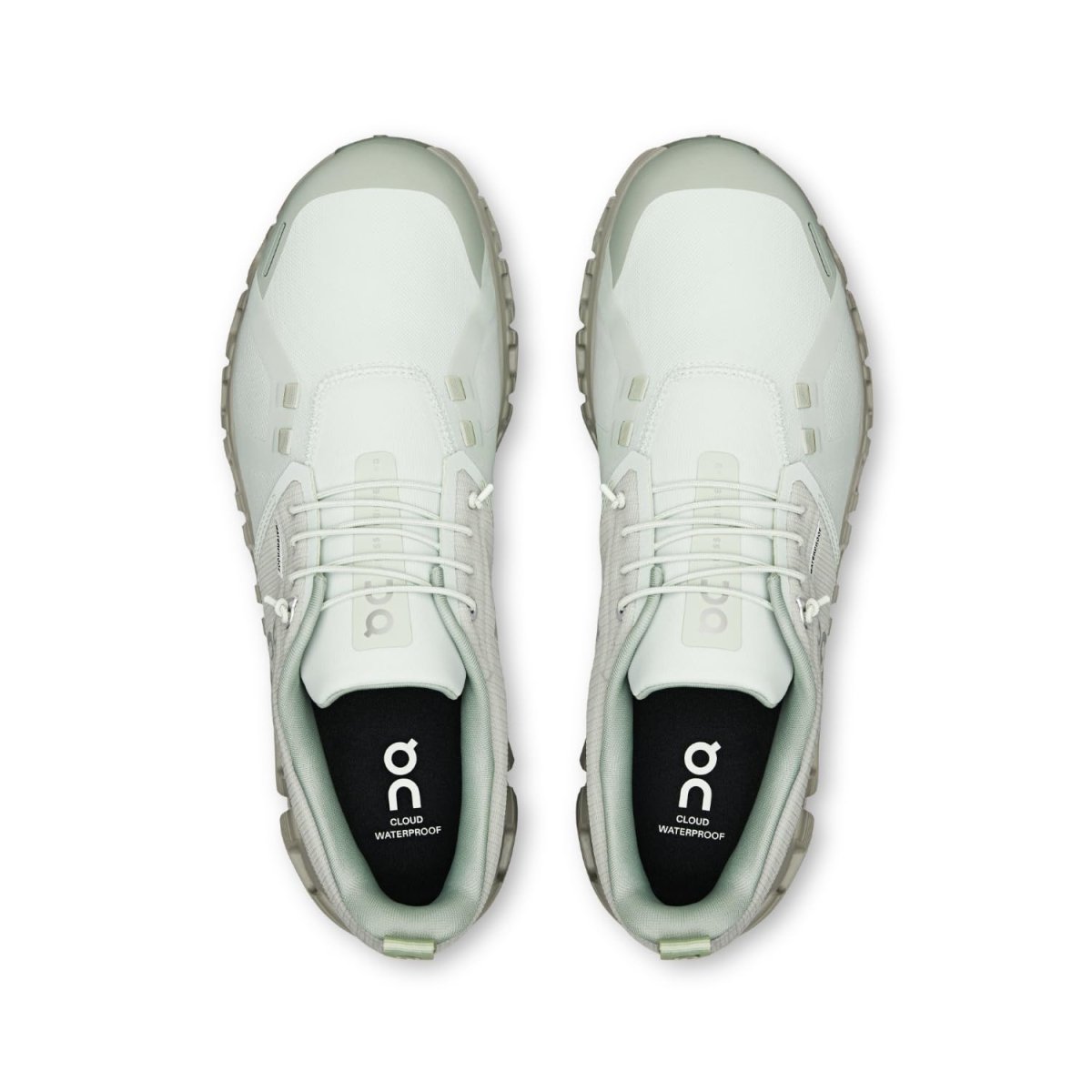 On Mens Cloud 6 Waterproof Iceberg/Tin 13 Medium
