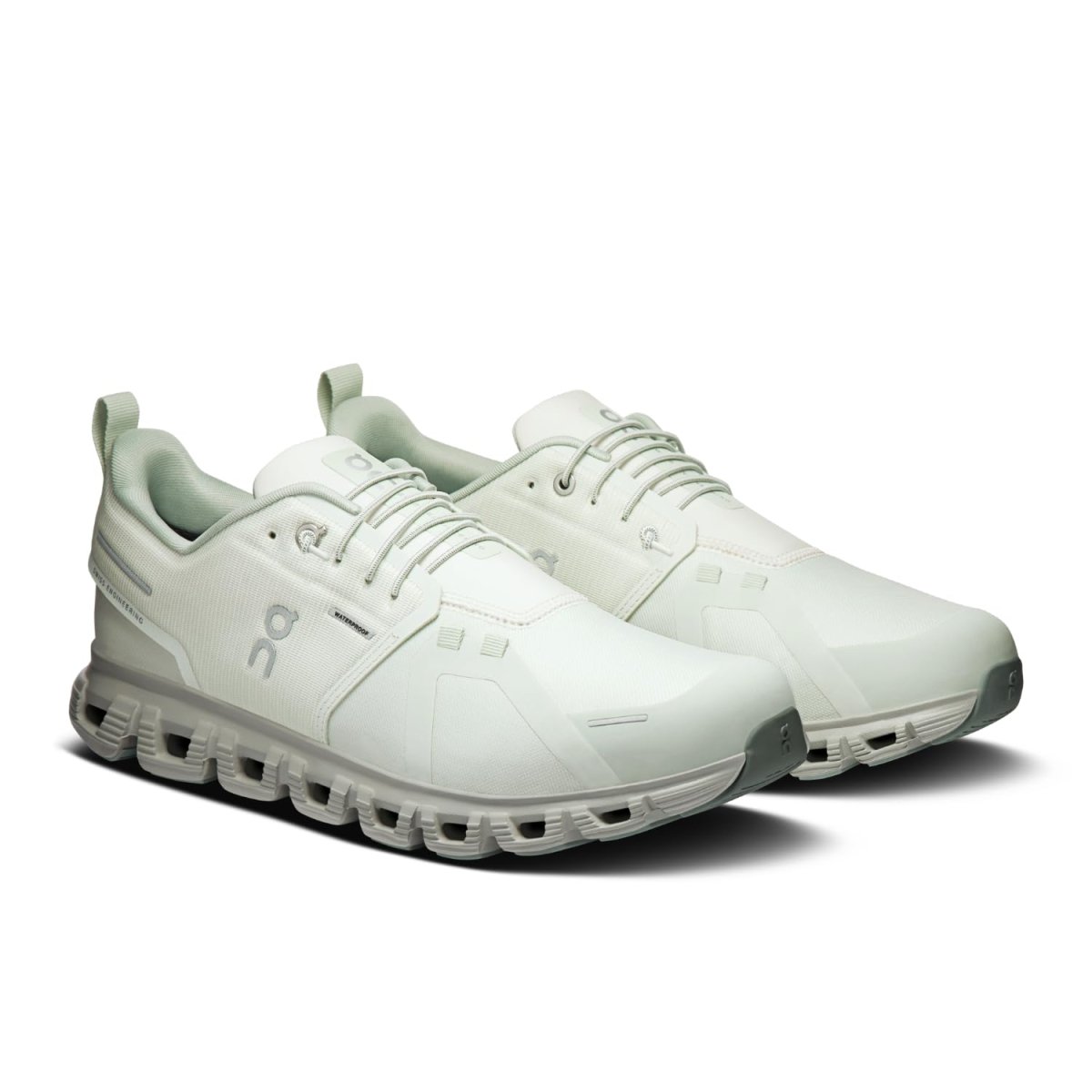 On Mens Cloud 6 Waterproof Iceberg/Tin 13 Medium