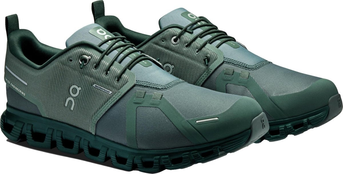 On Mens Cloud 6 Waterproof Olive/Evergreen 13 M
