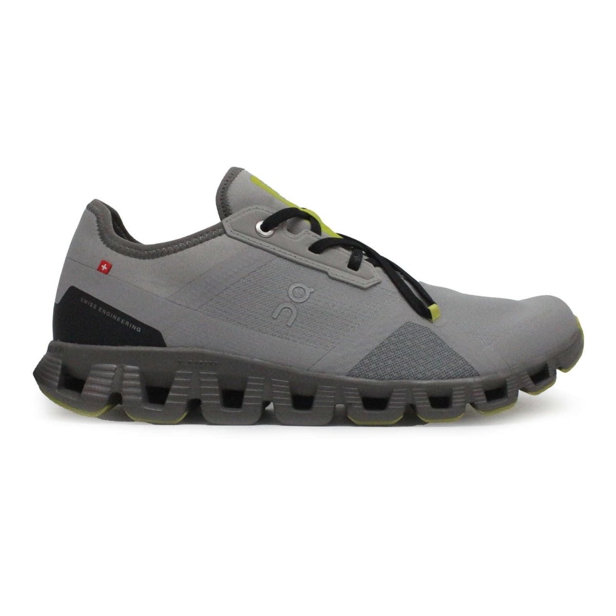 On Mens, Cloud X 3 AD Fog/Gecko 8 Medium