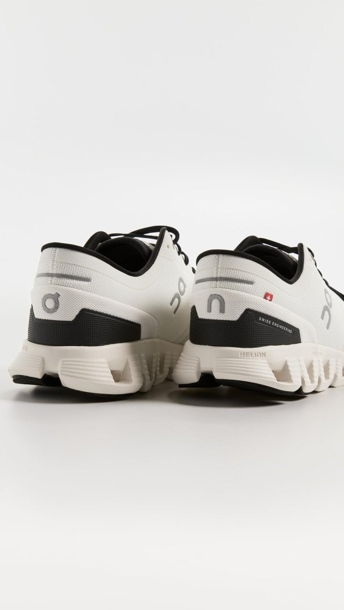 On Men's Cloud X 3 Sneakers, Ivory/Black, 10.5 Medium US
