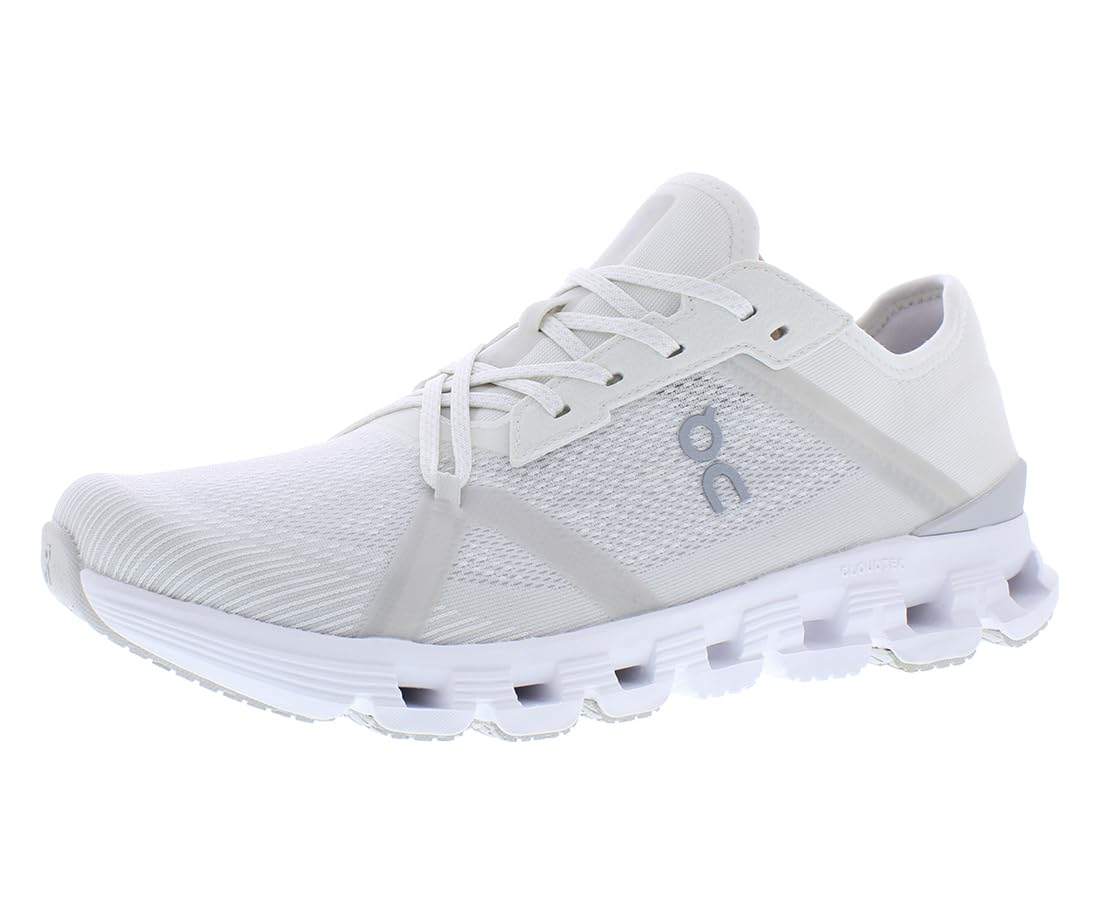 On Men's Cloud X 4 AD Sneakers, White/Wolf, 9 Medium US