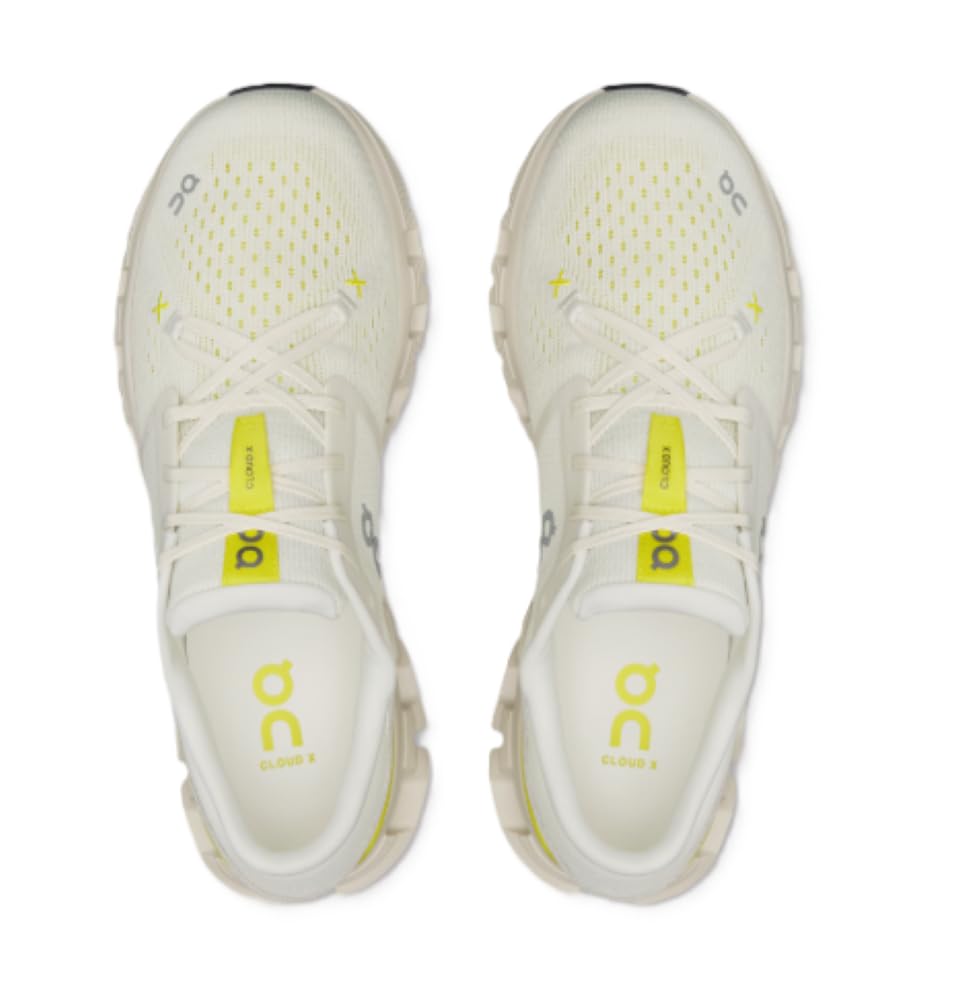 On Mens Cloud X 4 Ivory/Lime 10 M