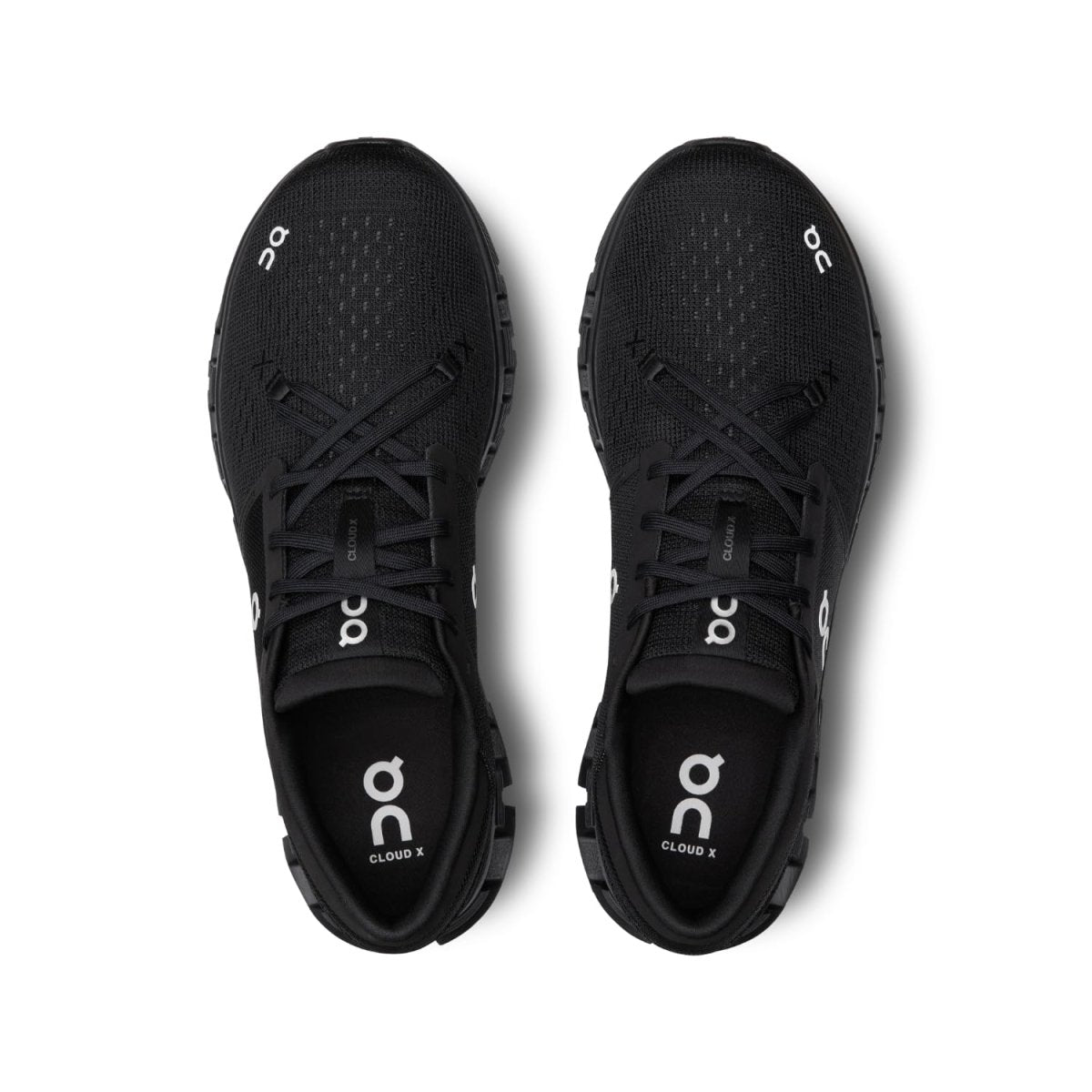 On Men's Cloud X 4 Sneakers, Black | Eclipse, 10 Medium US