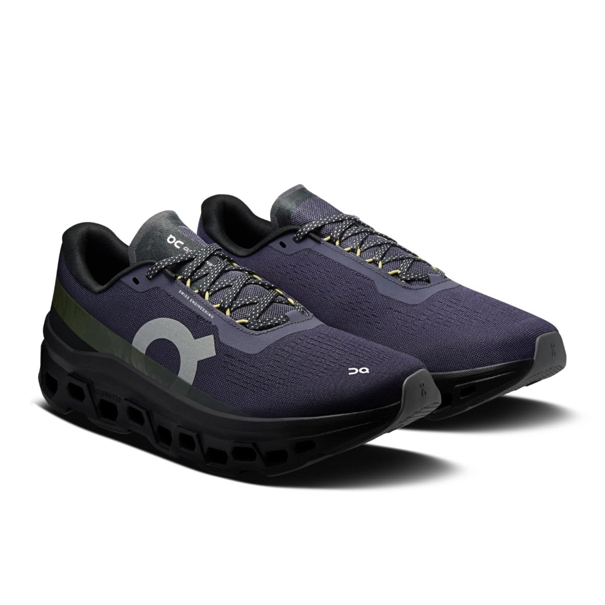 On Men's Cloudmonster 1 Sneakers, Flint/Black, 12 Medium US