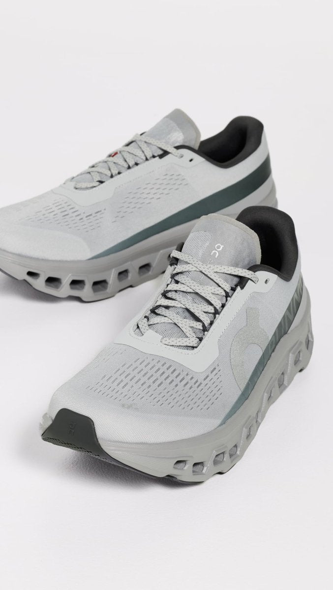 On Men's Cloudmonster 1 Sneakers, Glacier | Alloy, 8 Medium US