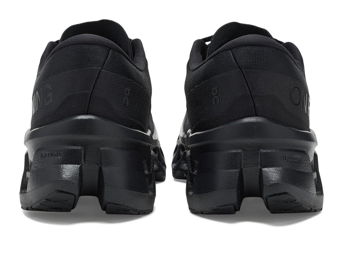 On Mens Cloudmonster 3 Black/Black 12 Wide