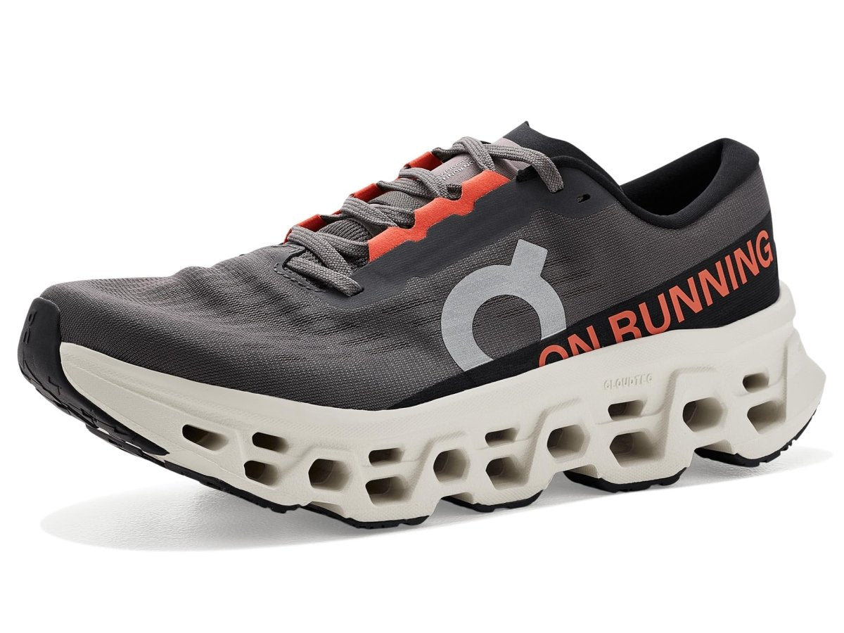 On Men's Cloudmonster 3 Sneaker, Eclipse/Ivory, 10.5