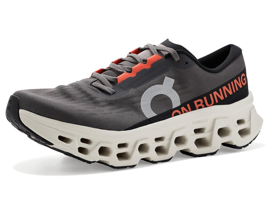 On Men's Cloudmonster 3 Sneaker, Eclipse/Ivory, 10.5