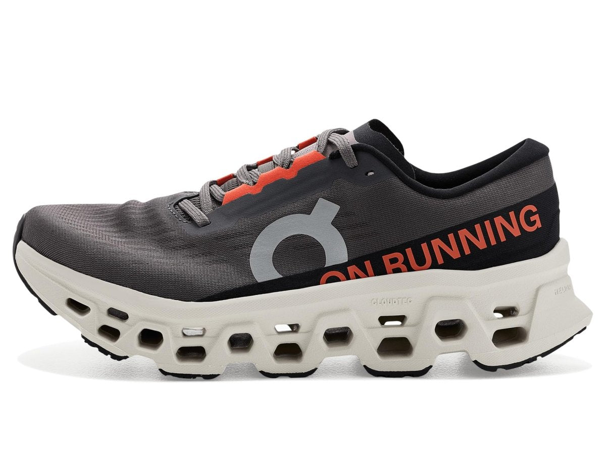 On Men's Cloudmonster 3 Sneaker, Eclipse/Ivory, 10.5