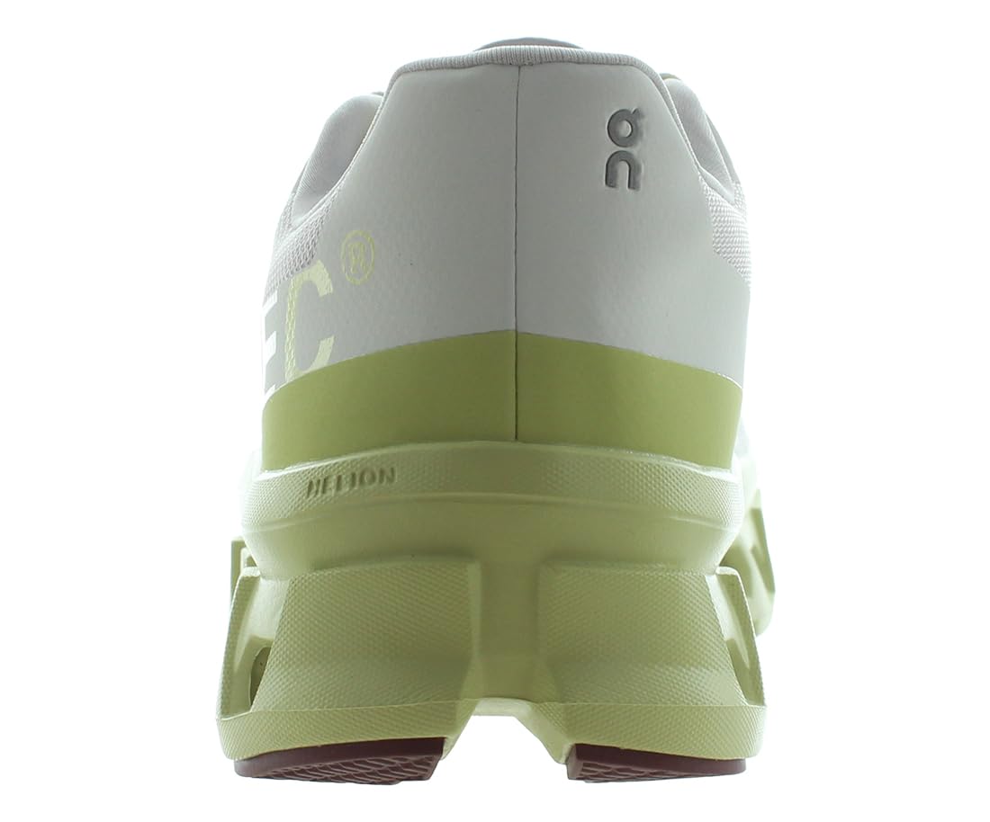 On Men's Cloudmonster Sneakers, Frost/Acacia, 13