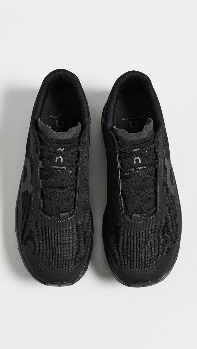 On Men's Cloudmonster Void Sneakers, Black | Black, 11 Medium US