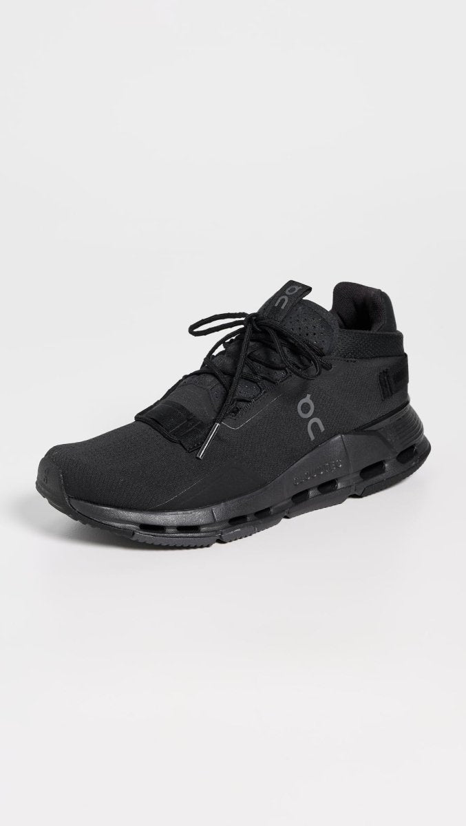 On Men's Cloudnova 2 Sneakers, All Black, 8 Medium US