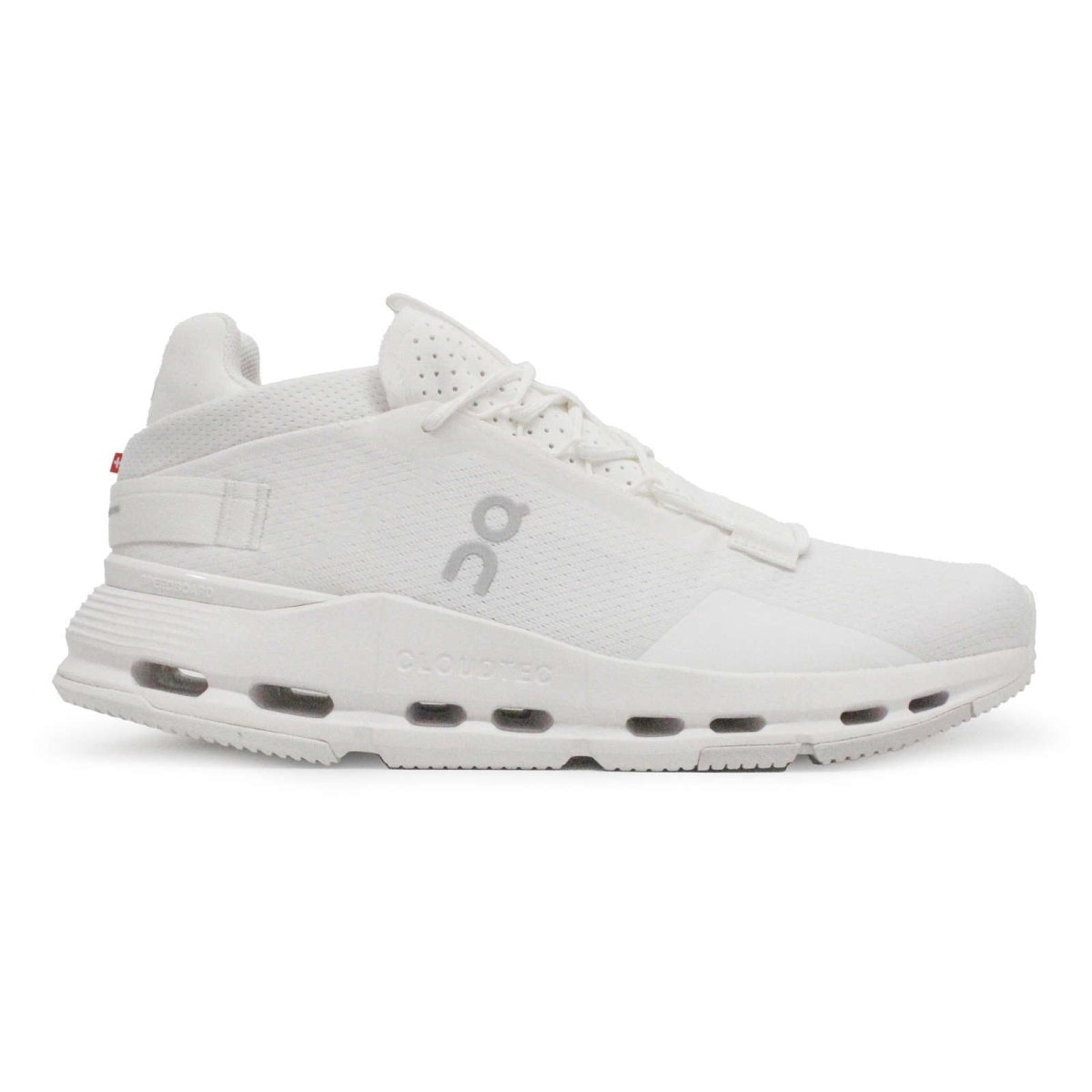 On Men's Cloudnova 2 Sneakers, All White, 8 Medium US