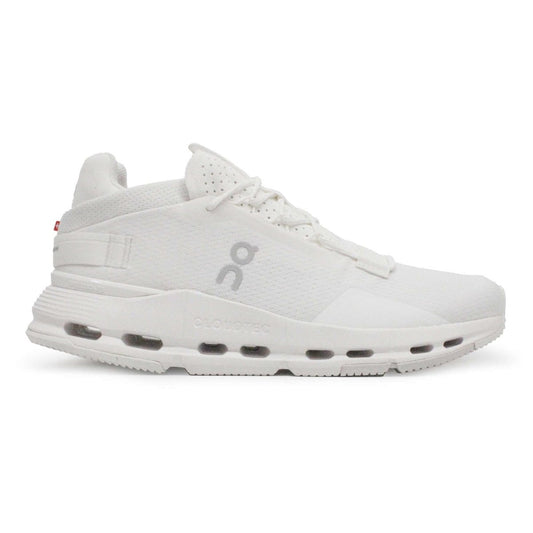 On Men's Cloudnova 2 Sneakers, All White, 8 Medium US