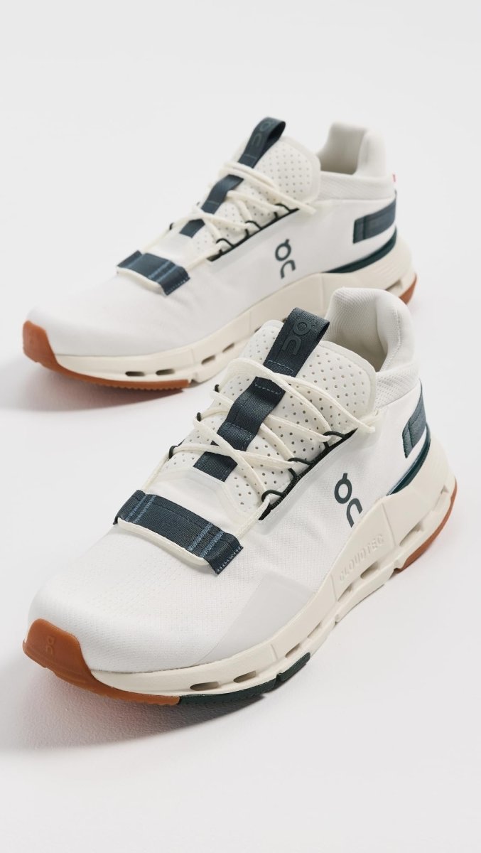 On Men's Cloudnova 2 Sneakers, Ivory/Olive, Green, Off White, 8 Medium US