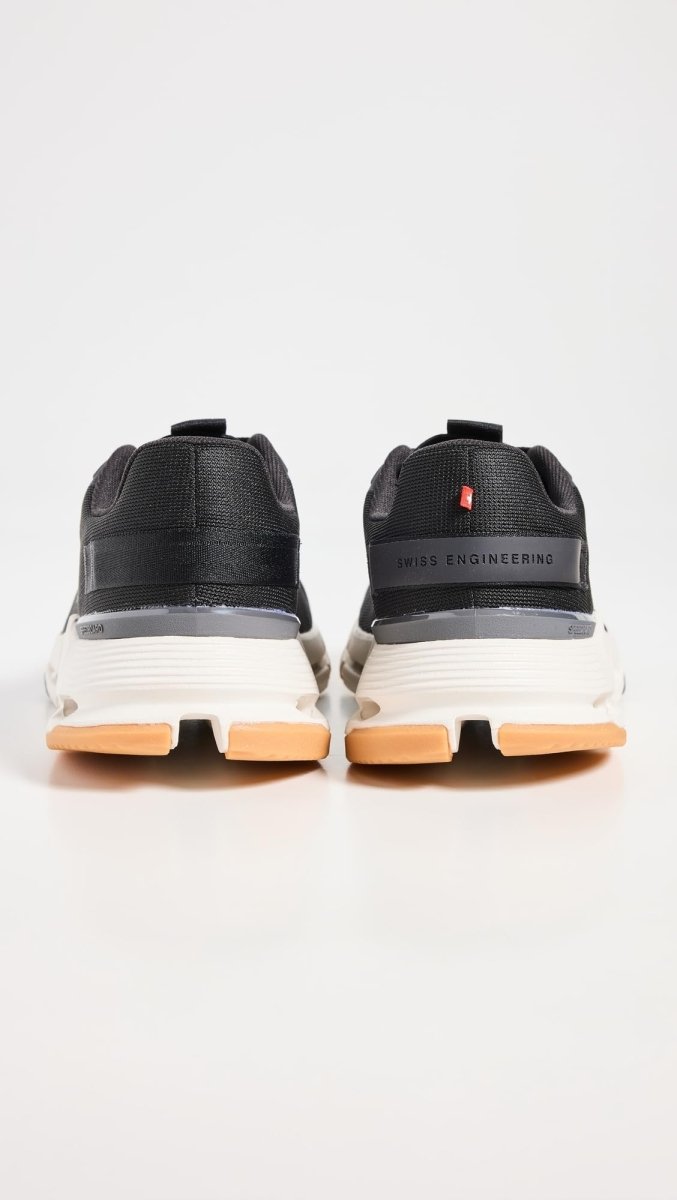 On Men's Cloudnova Form 2 Sneakers, Black | Ivory, 8 Medium US