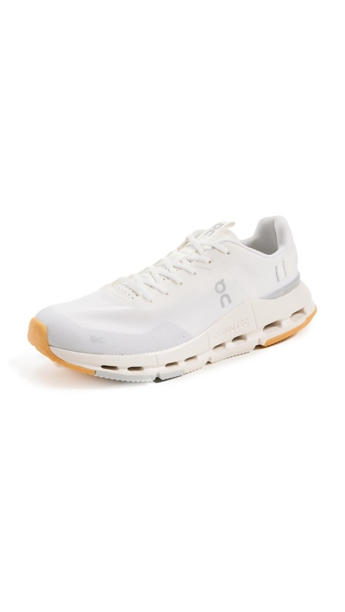 On Men's Cloudnova Form 2 Sneakers, White | Ivory, 8 Medium US