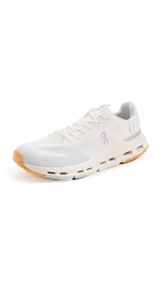 On Men's Cloudnova Form 2 Sneakers, White | Ivory, 8 Medium US