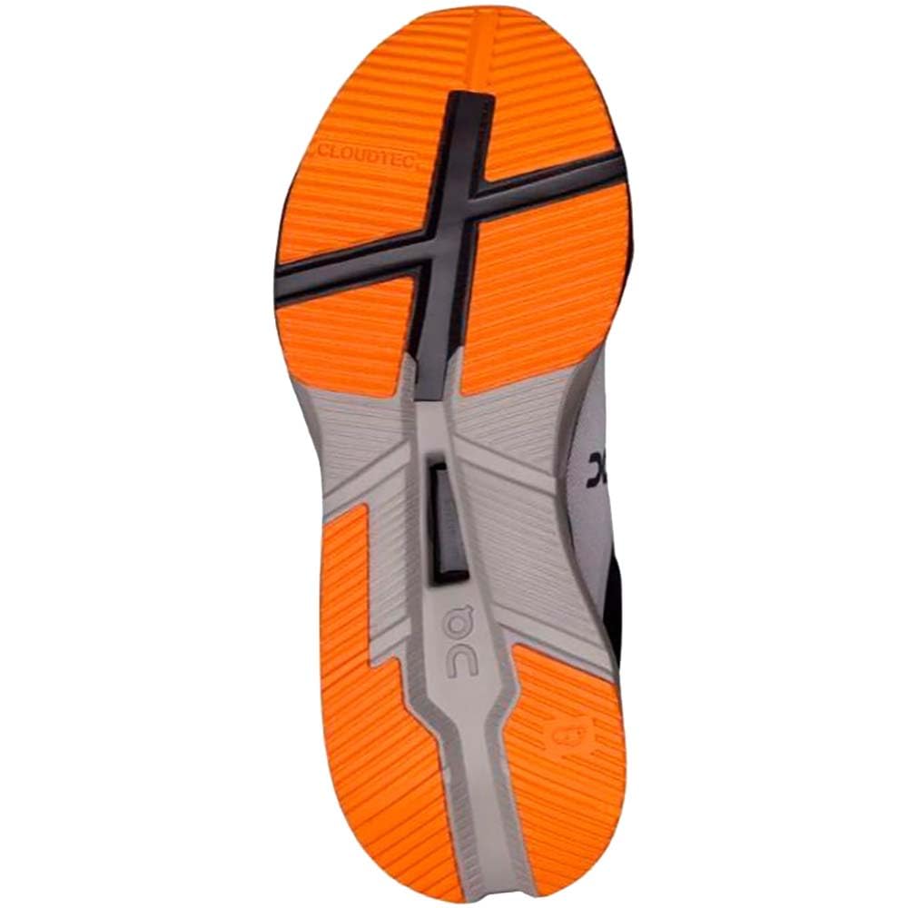 On Mens, Cloudnova X Frost/Orange 10.5 Medium