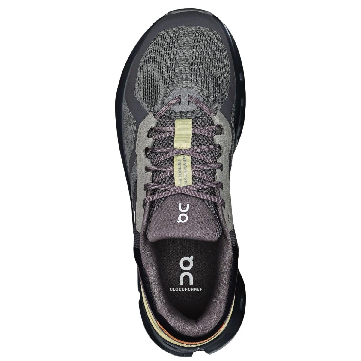 On Mens Cloudrunner 2 Rock/Tangerine 11.5 M
