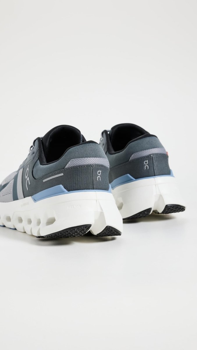 On Men's Cloudrunner 2 Sneakers, Alloy/Chambray, 11.5 Medium US