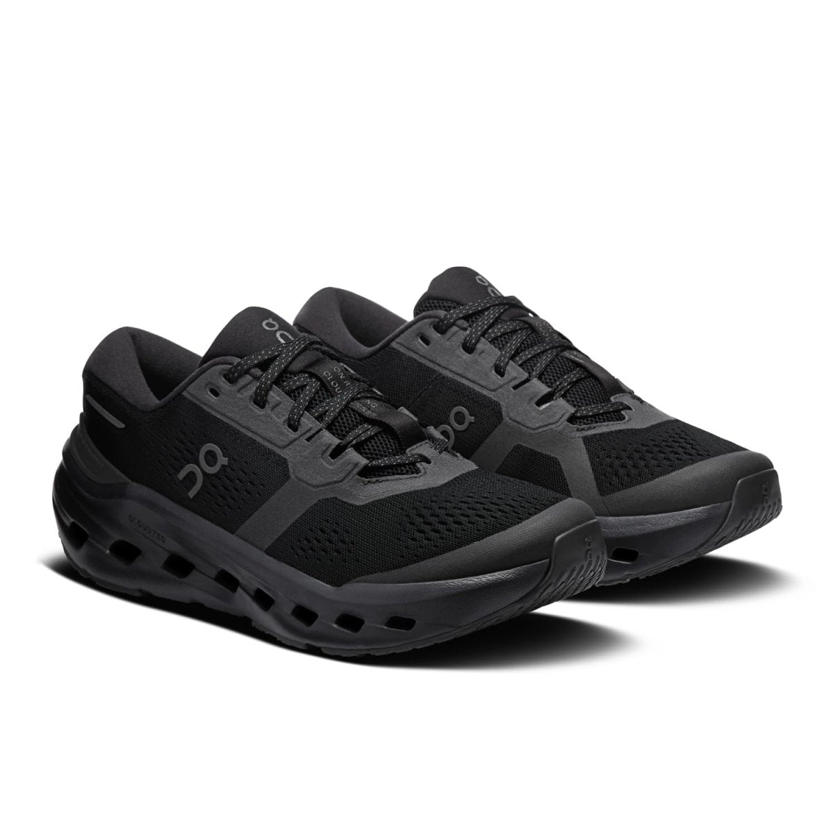 On Mens Cloudrunner 3, Black/Black 10 Medium