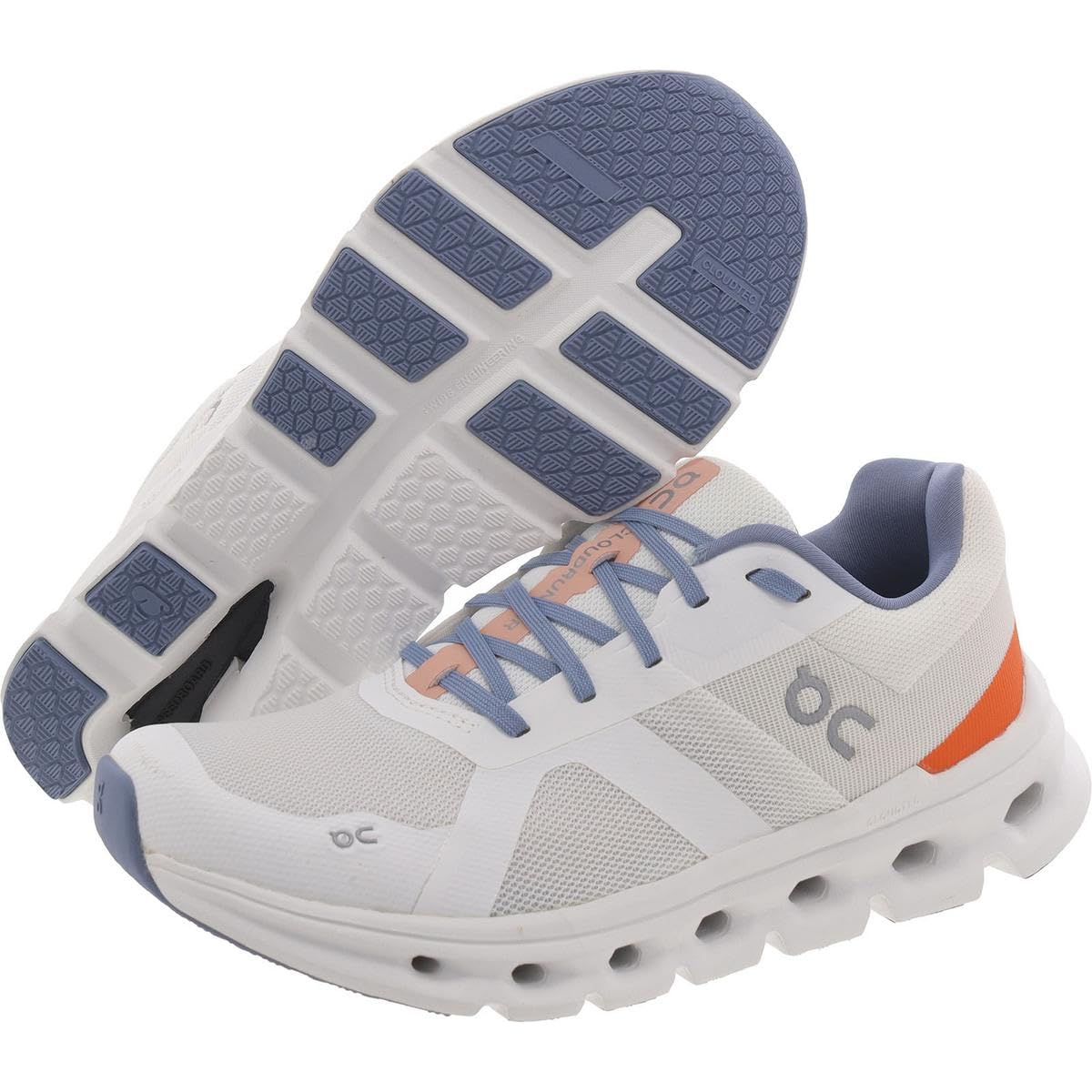 On Men's Cloudrunner 9 Trainers, Undyed White Flame, 8 US