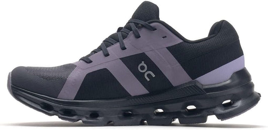 On Men's Cloudrunner Sneakers, Iron/Black, 9 Medium US