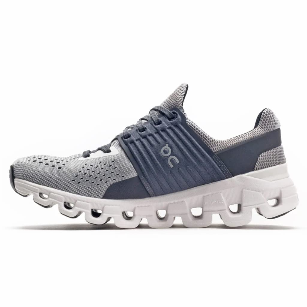 ON Mens Cloudswift Textile Synthetic Alloy Eclipse Trainers 7.5 US