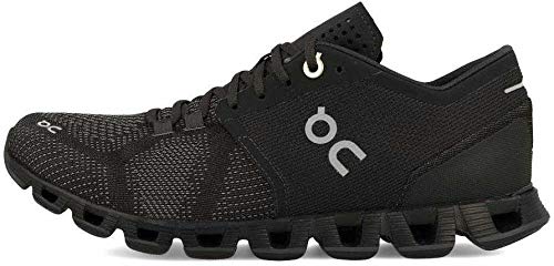 On Running Men's Cloud X Textile Synthetic Trainers Black / Asphalt Shoes, Size 9 (M) US, 42.5 EUR