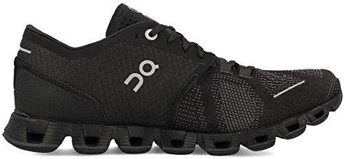 On Running Men's Cloud X Textile Synthetic Trainers Black / Asphalt Shoes, Size 9 (M) US, 42.5 EUR