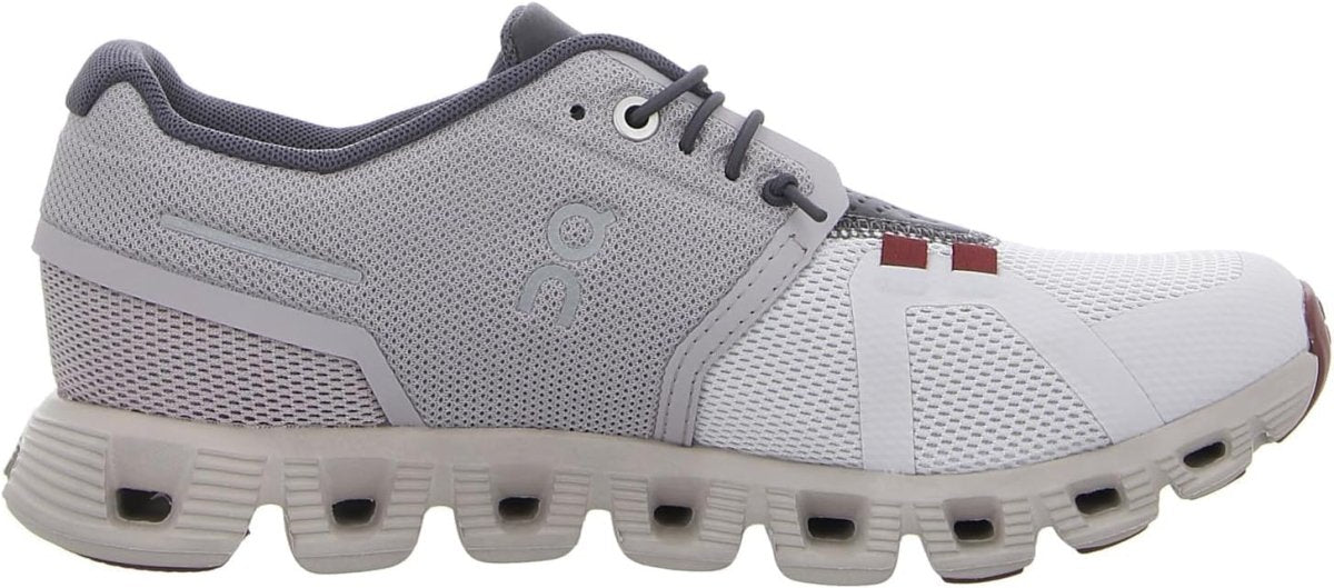 On Women's Cloud 5 Sneakers, Pearl/Frost, 5 Medium US